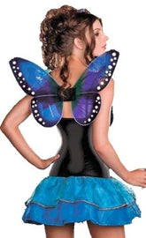 Whimsical Blue Butterfly Costume - Unleash Your Inner Fairy Fancy Dress Ups